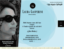 Tablet Screenshot of centrodiesteticalauragasperini.com